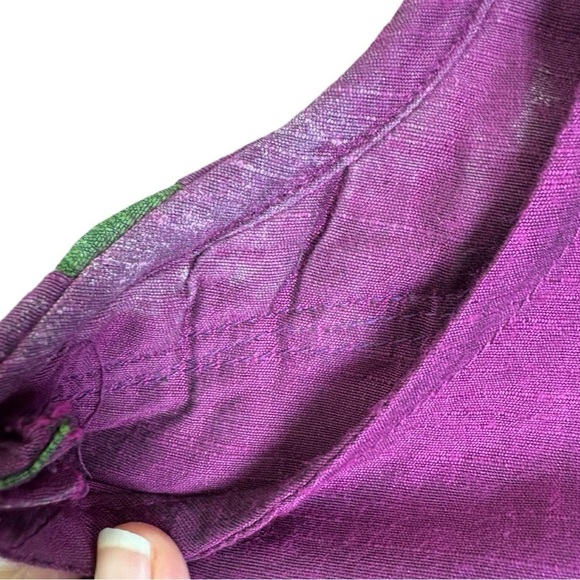 ⭐️QUILL Silk Floral Appliqué Artsy Tunic Top - Picture 7 of 7